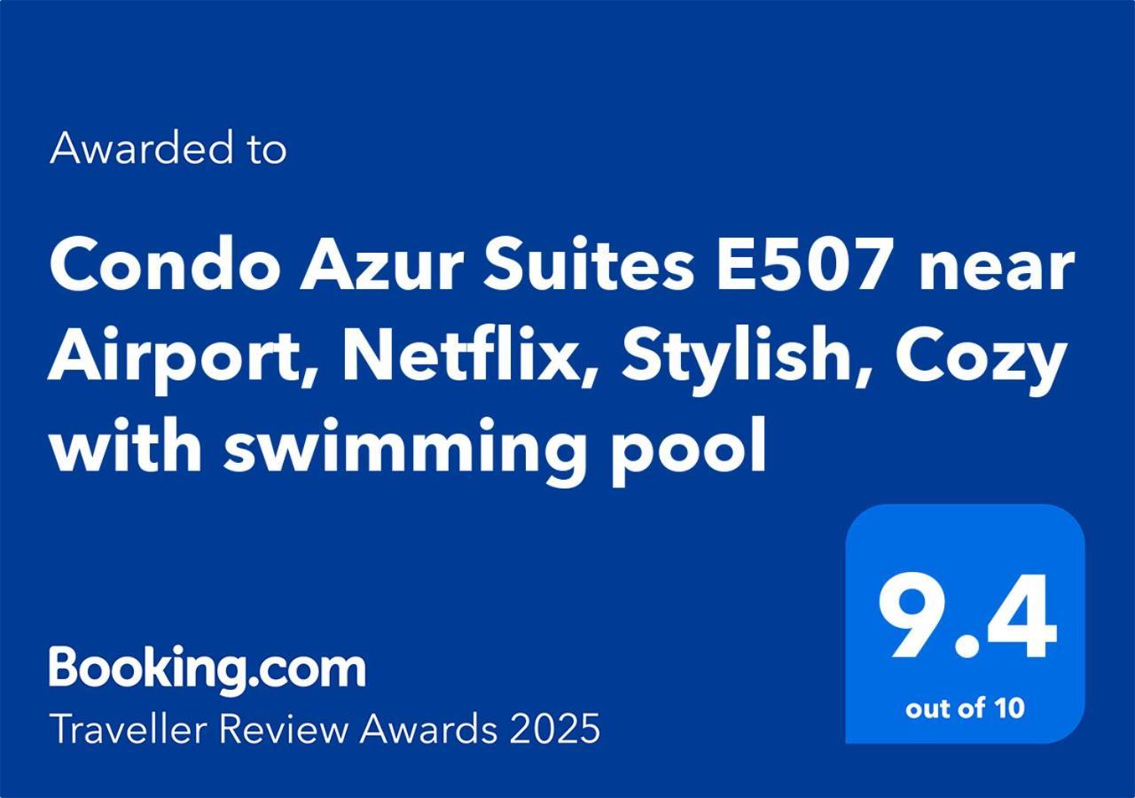 Condo Azur Suites A125 Amani Resorts Residences , 5 Minutes Airport, Netflix, Stylish, Cozy With Luxurious Swimming Pool 麦克坦 外观 照片